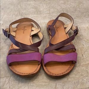 Cole Haan Women's Minetta Leather Sandal - purple